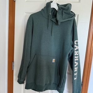 GREEN CARHARTT HOODIE